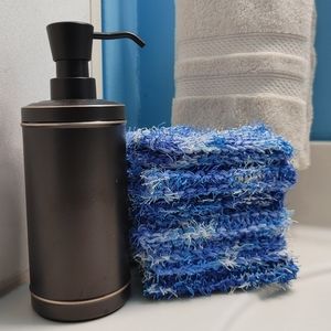 Scrubby Exfoliating Washcloths, Waves, 3-Piece Set